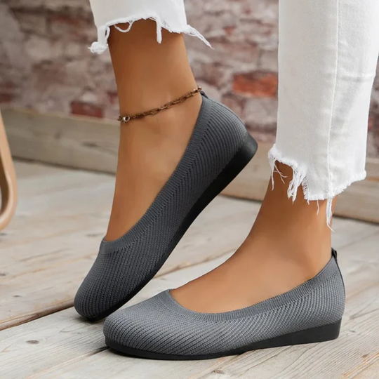Heidi-Mode | Damen schwarze Loafers Slip In Schuhe