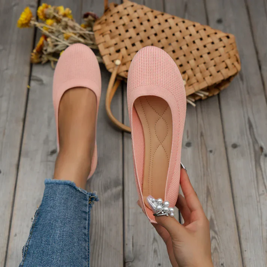 Heidi-Mode | Damen schwarze Loafers Slip In Schuhe