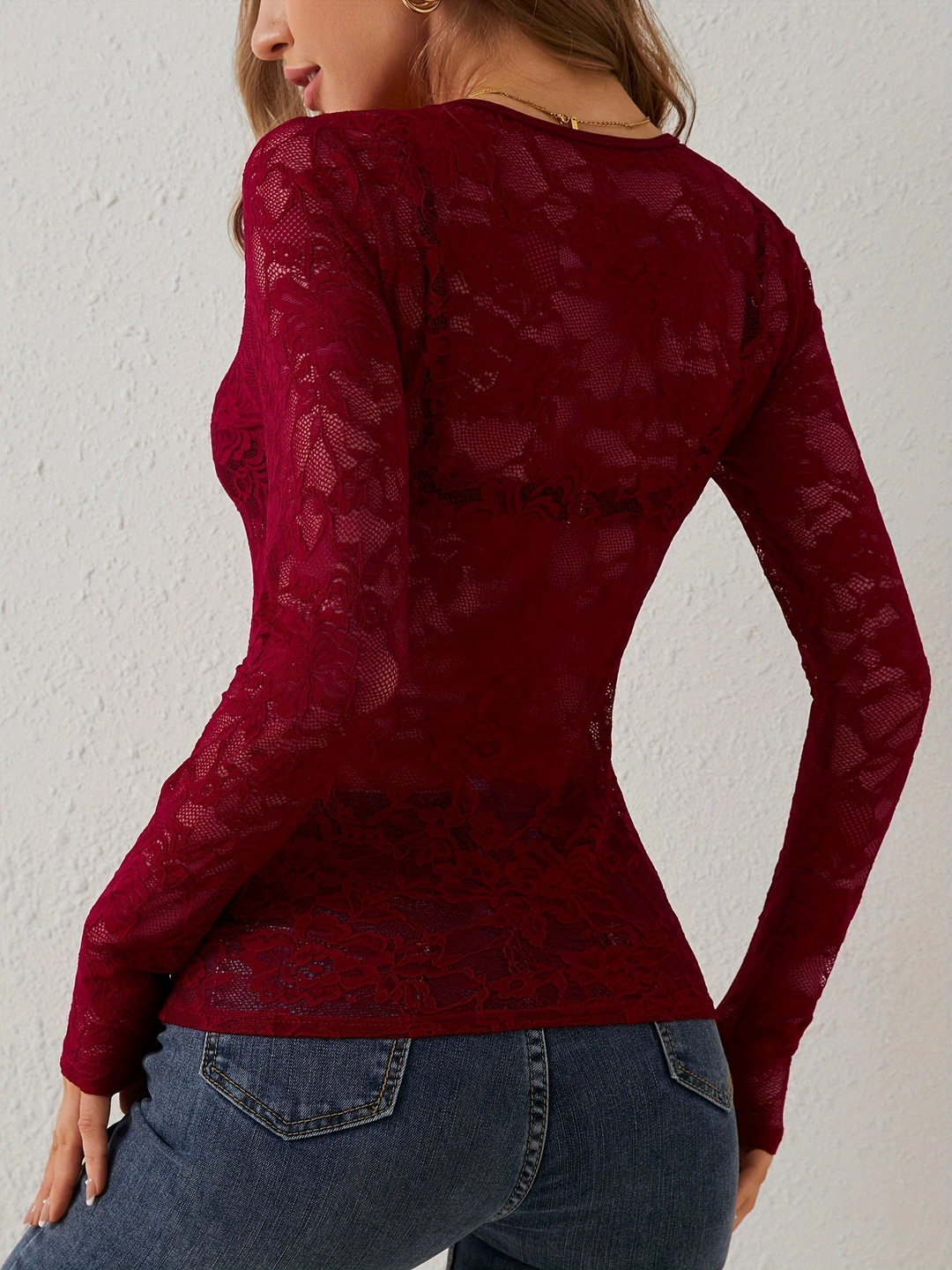 Heidi-Mode | Damen Langarm Oberteil Elegante