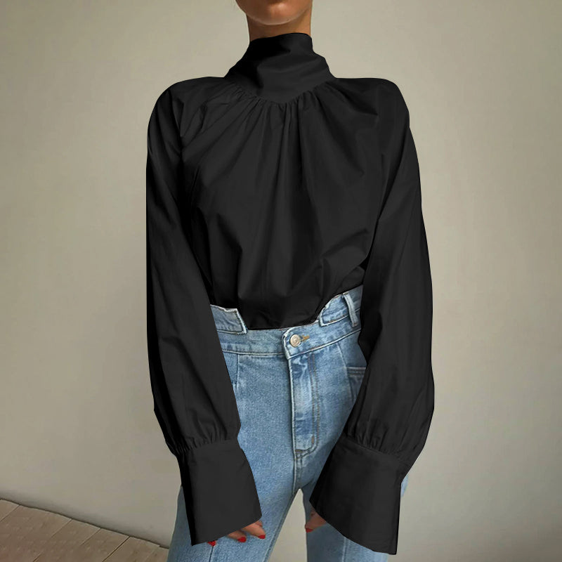 Heidi-Mode | Damen Schwarz Oberteile Schicken Top