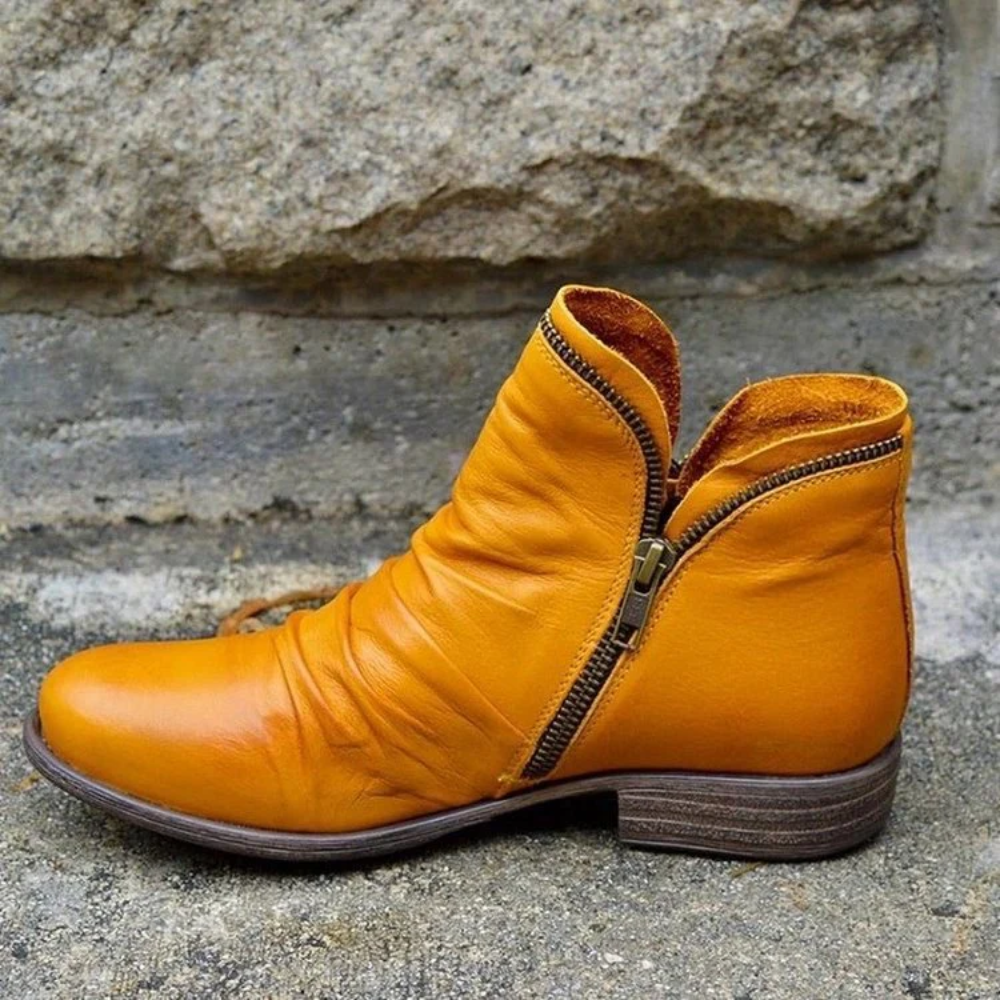 Heidi-Mode | Damen Schwarz Stiefeletten Wasserdicht