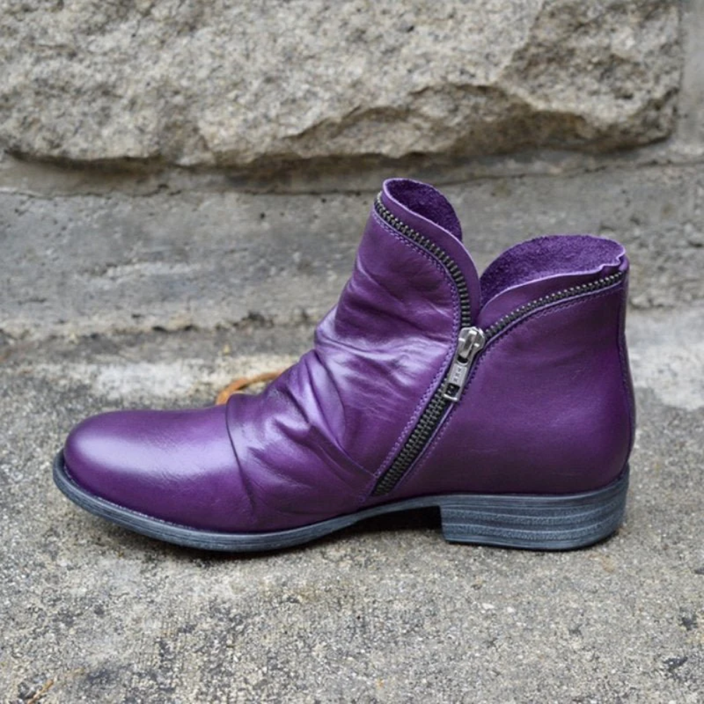 Heidi-Mode | Damen Schwarz Stiefeletten Wasserdicht