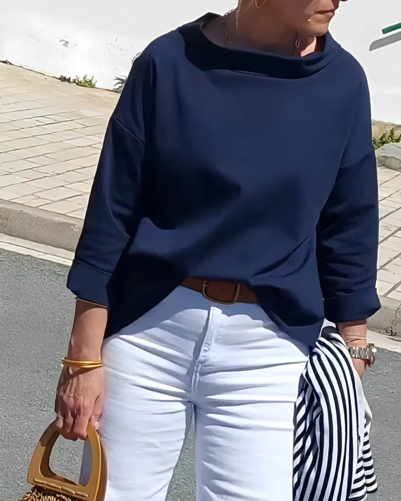 Heidi-Mode | Damen Party Pullover Stehkragen