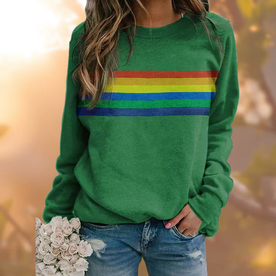Heidi-Mode | Damen Ausgefallene Pullover Sweatshirt