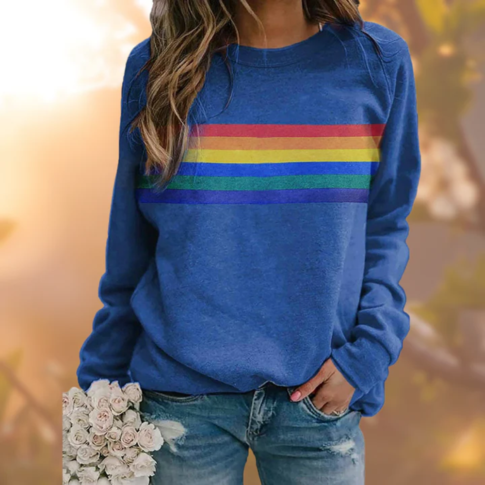 Heidi-Mode | Damen Ausgefallene Pullover Sweatshirt