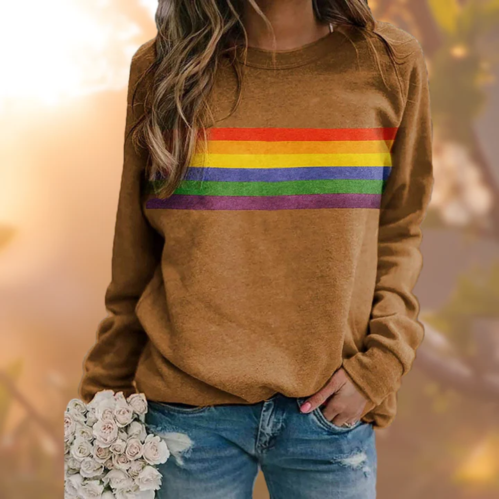 Heidi-Mode | Damen Ausgefallene Pullover Sweatshirt