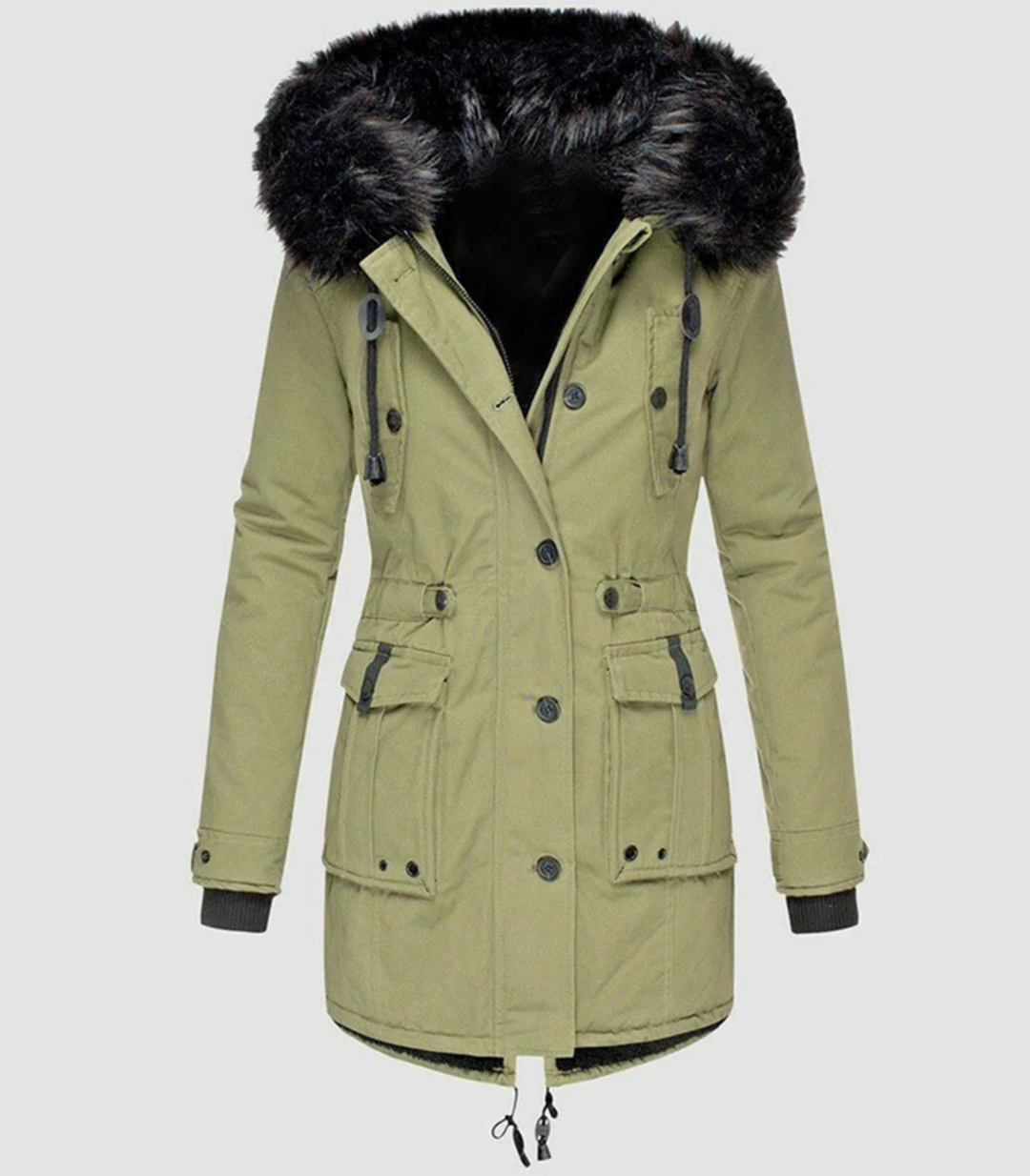 Heidi-Mode | Damen Warme Winterjacke Lang