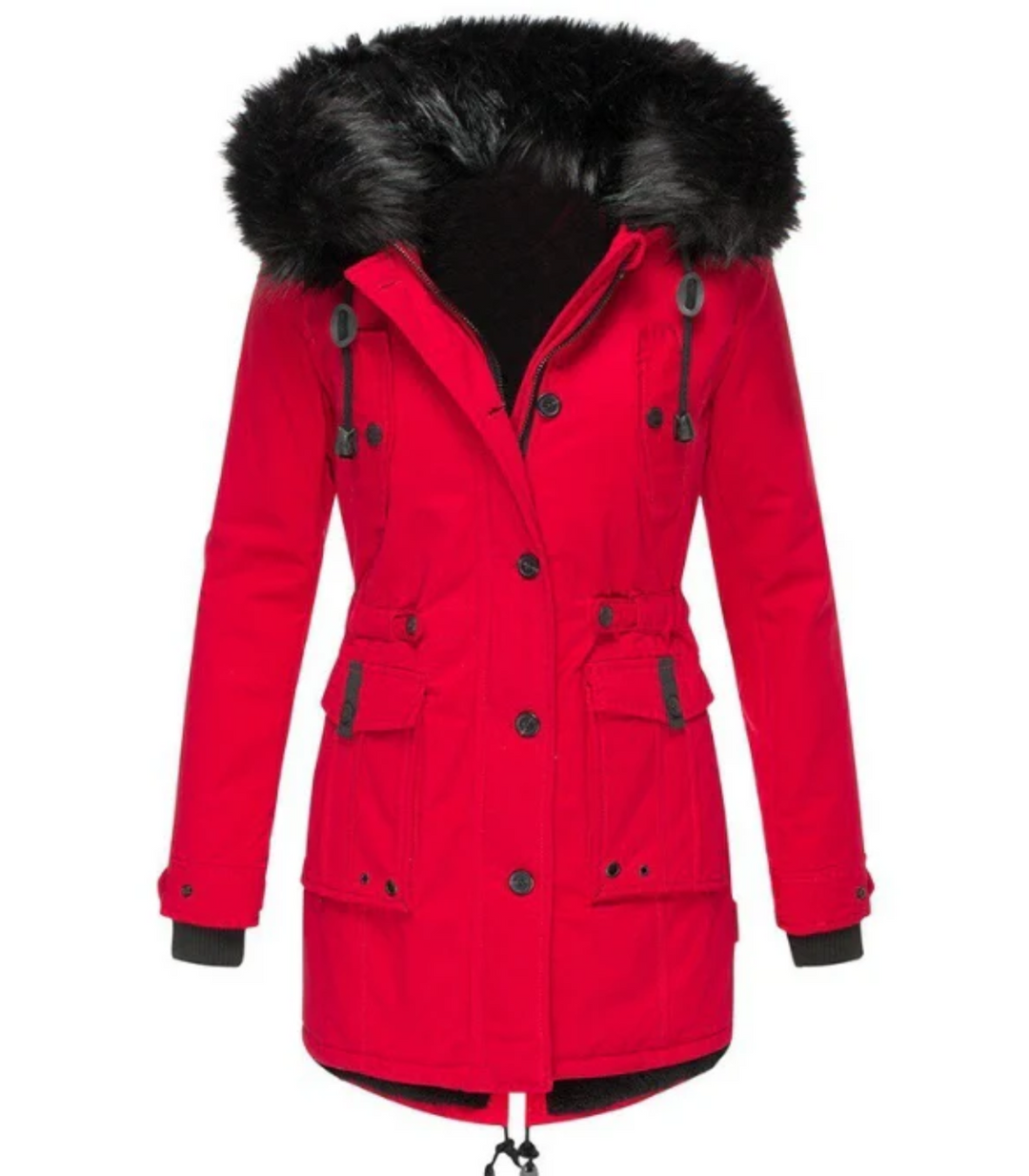 Heidi-Mode | Damen Warme Winterjacke Lang