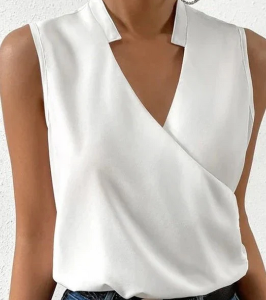 Heidi-Mode | Damen Schickes Oberteil Weiß