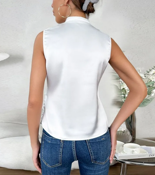 Heidi-Mode | Damen Schickes Oberteil Weiß