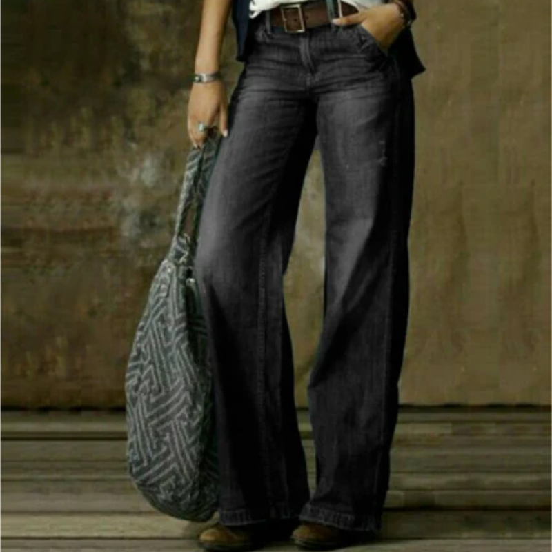 Heidi-Mode | Damen Weite Jeans Bootcut