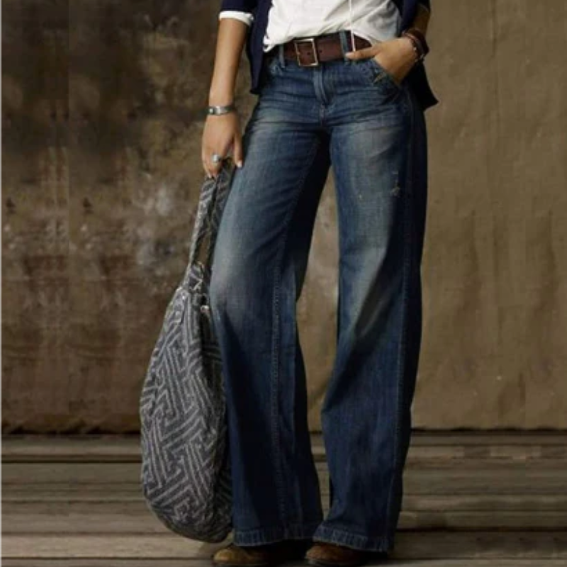 Heidi-Mode | Damen Weite Jeans Bootcut