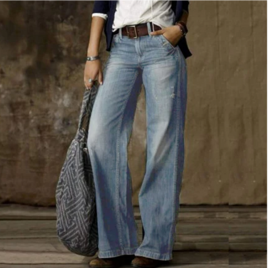 Heidi-Mode | Damen Weite Jeans Bootcut