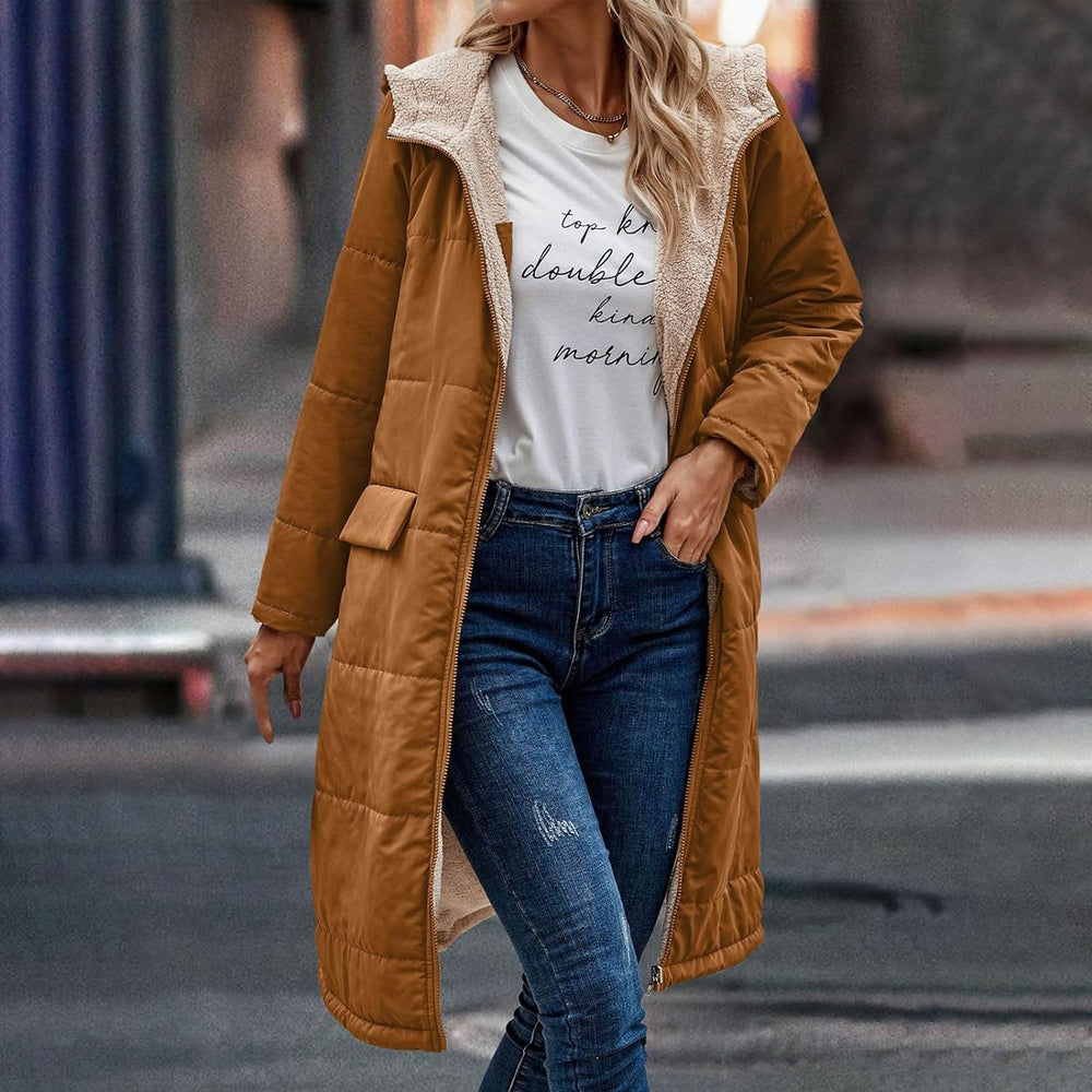 Heidi-Mode | Reversible Hooded Coat