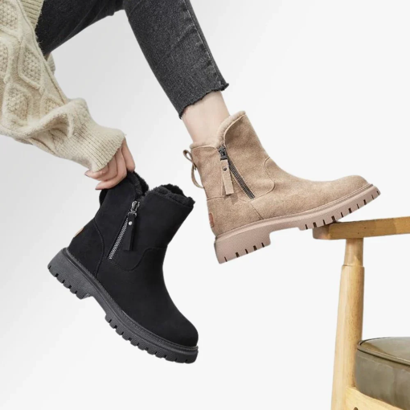Heidi-Mode | Damen wasserdichte Winterstiefel Schneestiefel
