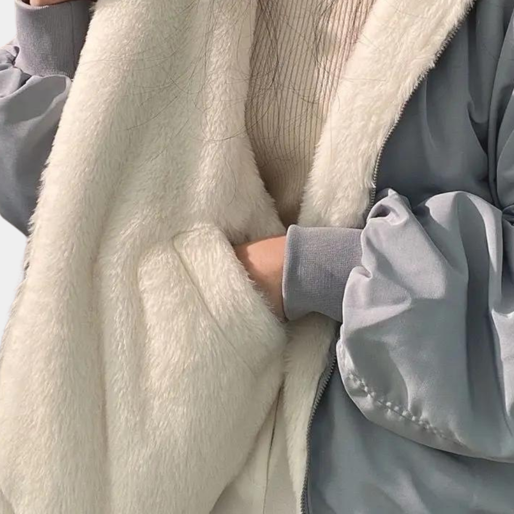 Heidi-Mode | Bequeme Oversized Winterjacke