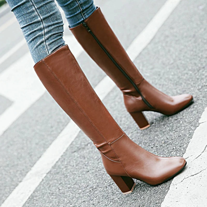 Heidi-Mode | Damen Stiefel mit Absatz