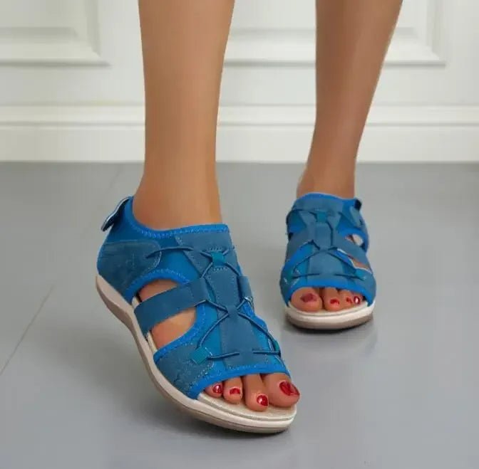 Heidi-Mode | Verstellbare Sommerschuhe mit Fußstütze