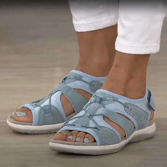Heidi-Mode | Verstellbare Sommerschuhe mit Fußstütze