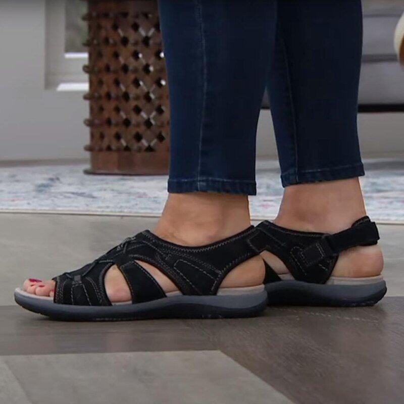 Heidi-Mode | Verstellbare Sommerschuhe mit Fußstütze