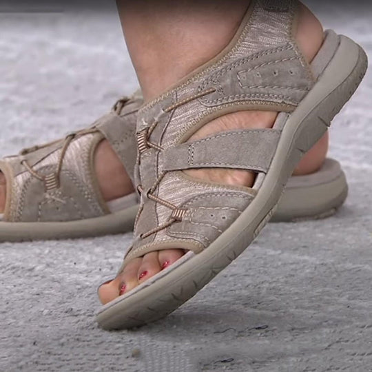 Heidi-Mode | Verstellbare Sommerschuhe mit Fußstütze