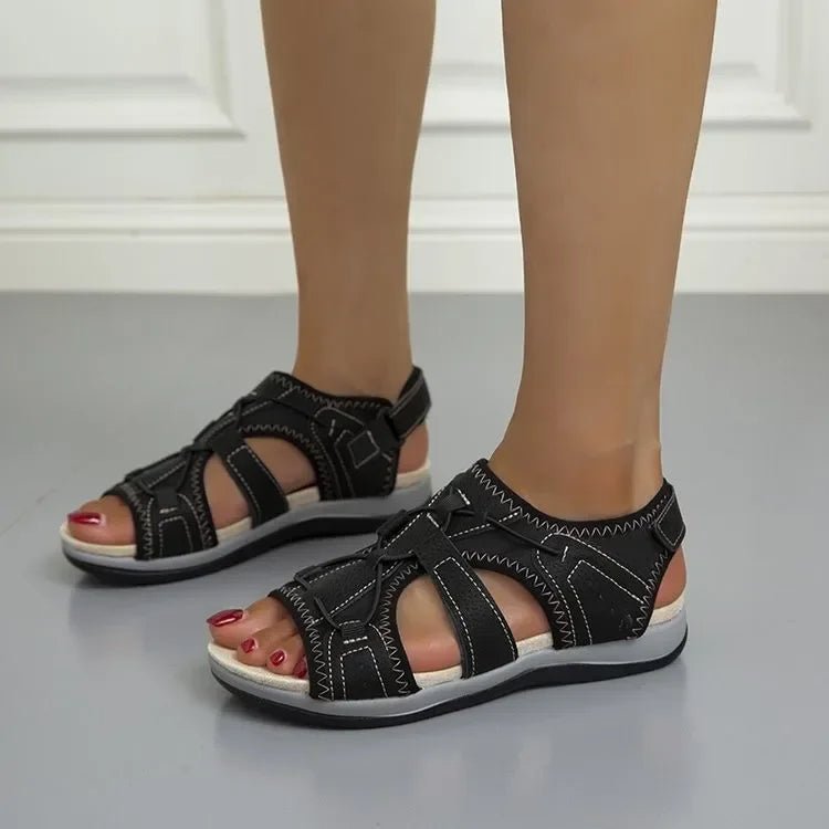 Heidi-Mode | Verstellbare Sommerschuhe mit Fußstütze