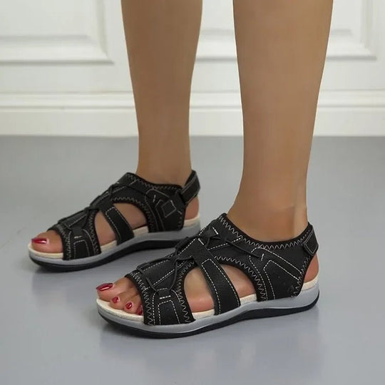Heidi-Mode | Verstellbare Sommerschuhe mit Fußstütze