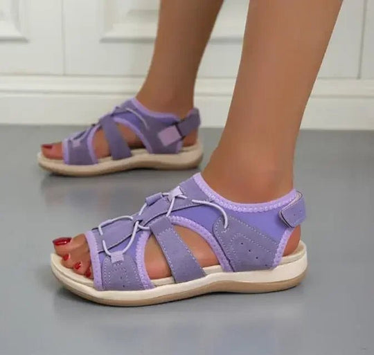Heidi-Mode | Verstellbare Sommerschuhe mit Fußstütze