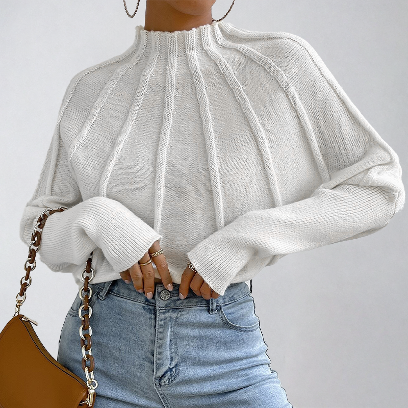 Heidi-Mode - Stylische Strickrollkragenpullover für den Winter für Frauen