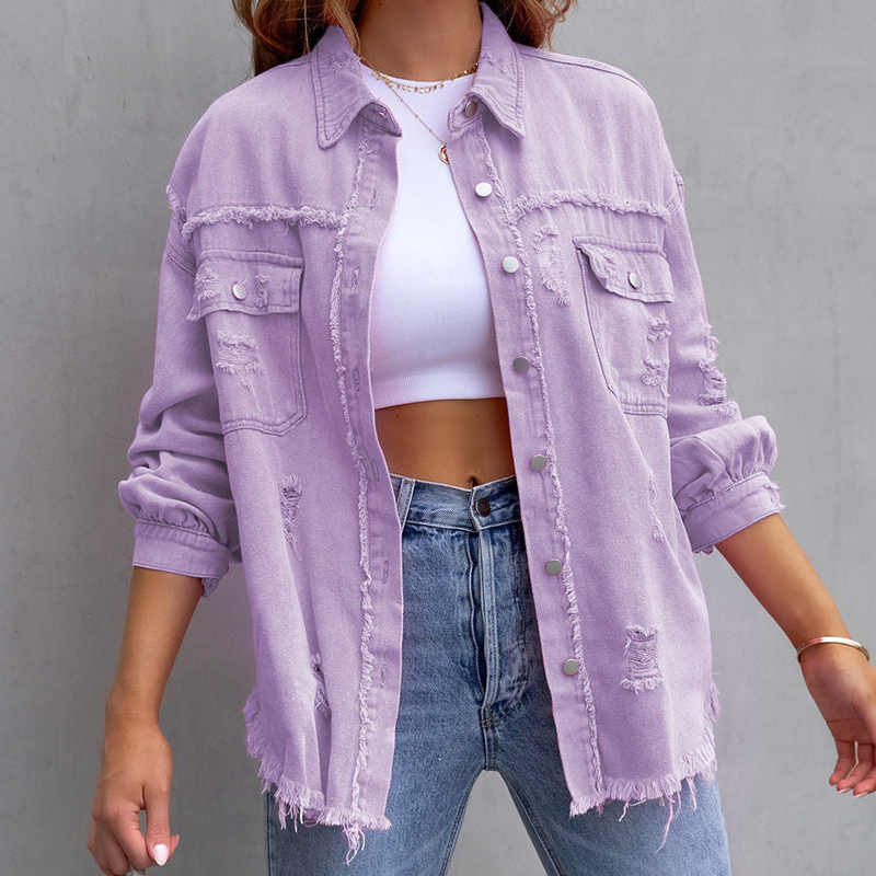 Heidi-Mode | Bunte Jeansjacke
