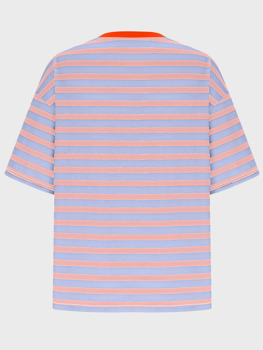 Heidi-Mode | Gestreiftes Rundhals-Halbarm-T-Shirt