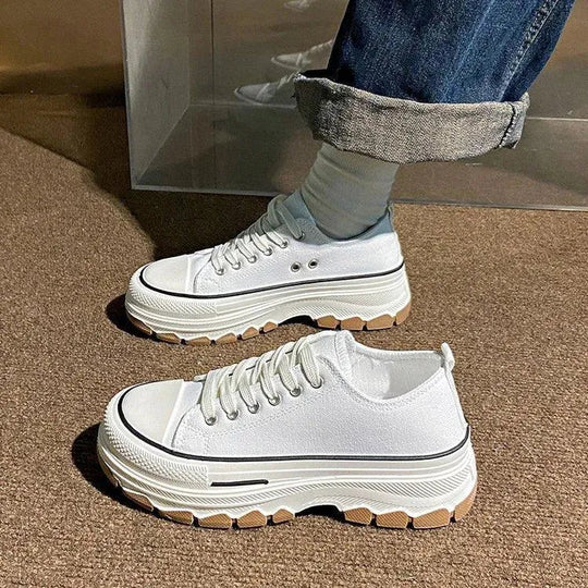 Heidi-Mode | Sneakers Damen aus Stoff mit Plattform