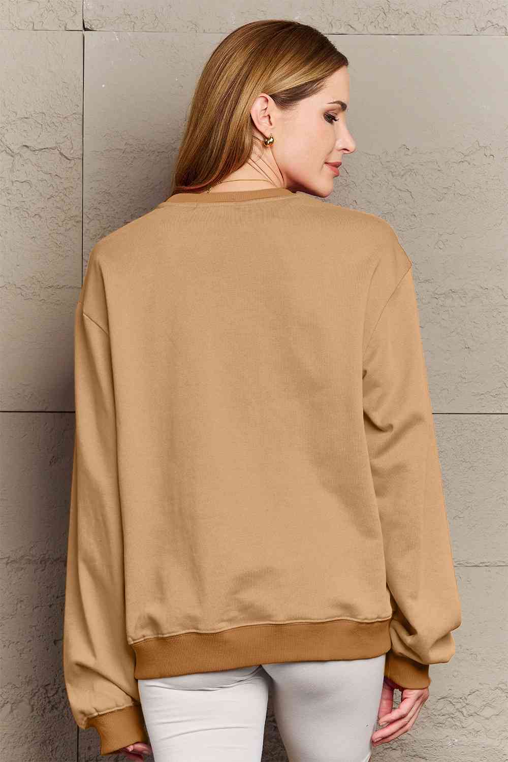Heidi-Mode | Vollgröße Hey Santa Grafik Sweatshirt