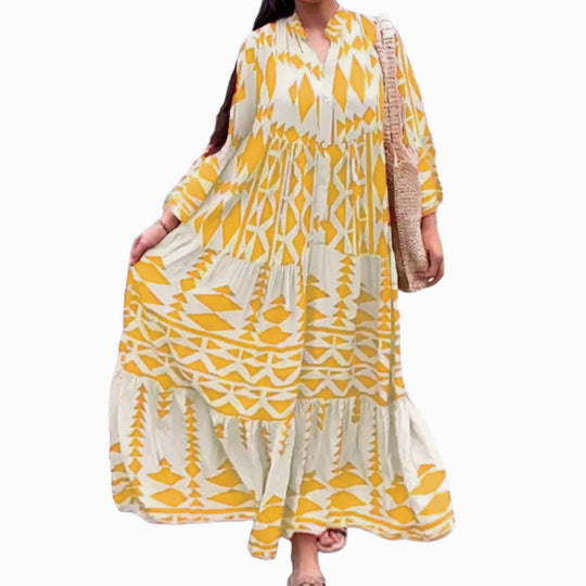 Heidi Mode | Bedrucktes Hemdkleid