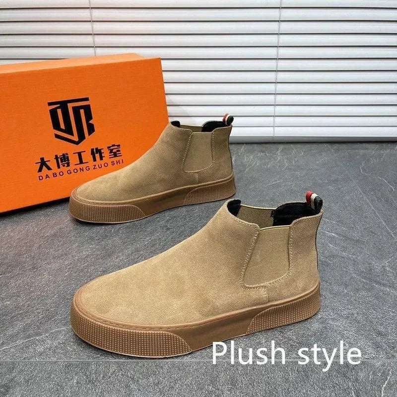 Heidi-Mode | Chelsea Boots Herren aus Samt – Eleganter und lässiger Stil