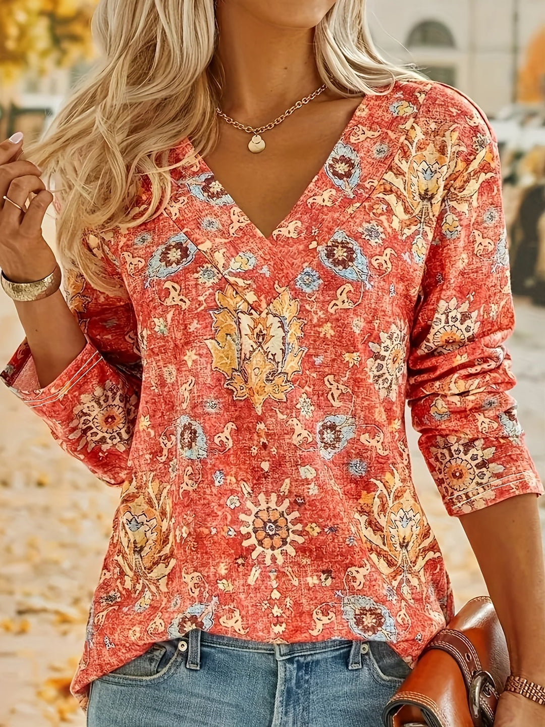 Heidi-Mode | Große Größen Boho Top für Damen