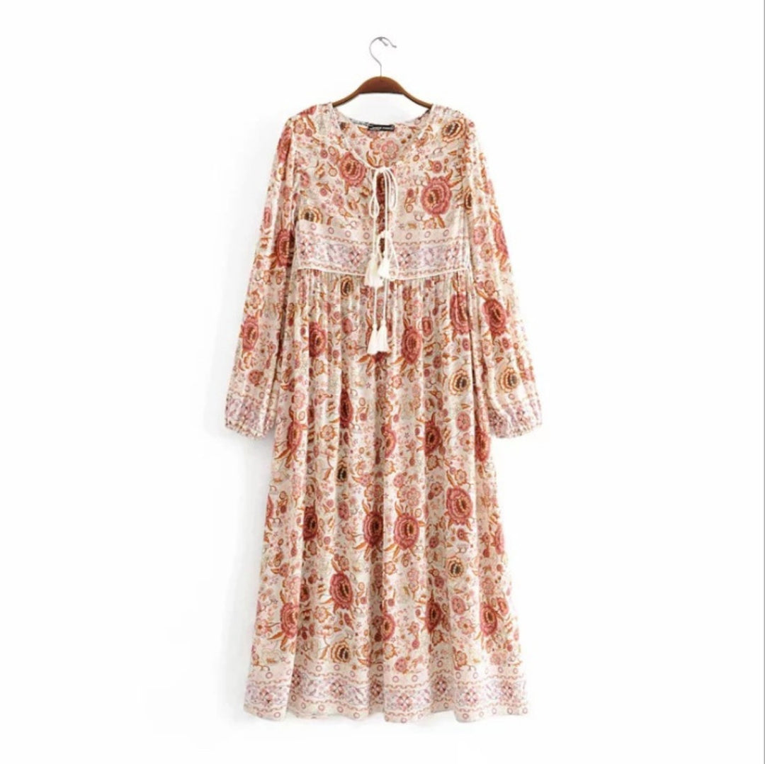 Heidi Mode | Kleid mit böhmischem Print