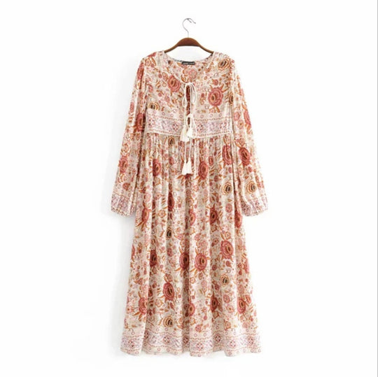 Heidi Mode | Kleid mit böhmischem Print