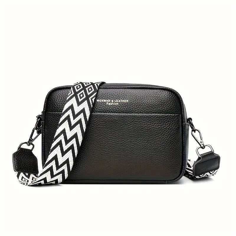 Heidi-Mode | Elegante Kompakte Schultertasche Echtes Leder