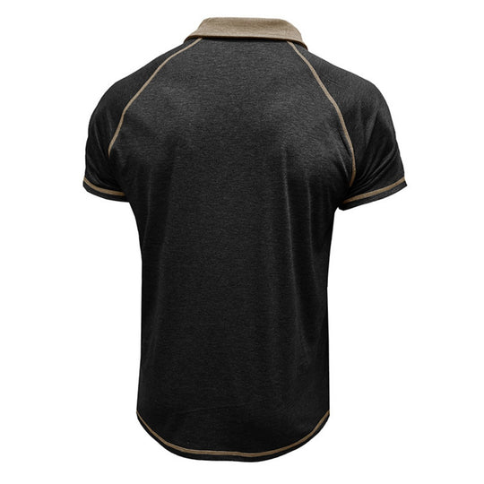 Heidi Mode | Kurzärmeliges Herren-T-Shirt mit Revers