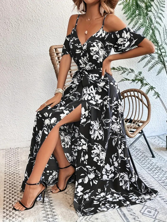 Heidi Mode | Unregelmäßiges Kleid mit Hosenträgern