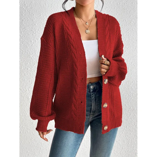 Heidi-Mode | Warmer Strick Wollpullover Strickpullover für Frauen