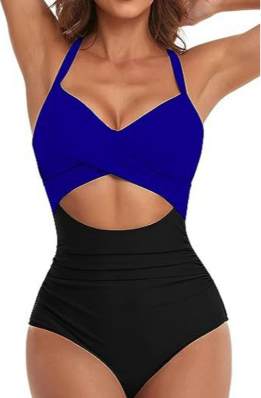 Heidi Mode | Hohler rückenfreier Bikini mit engen Trägern