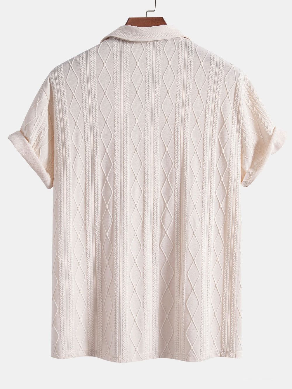 Heidi-Mode | Rhombus Jacquard Kuba Hemd
