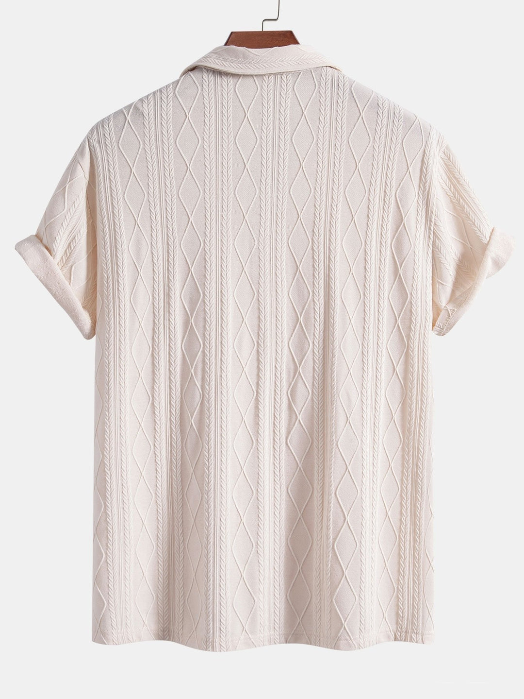 Heidi-Mode | Rhombus Jacquard Kuba Hemd