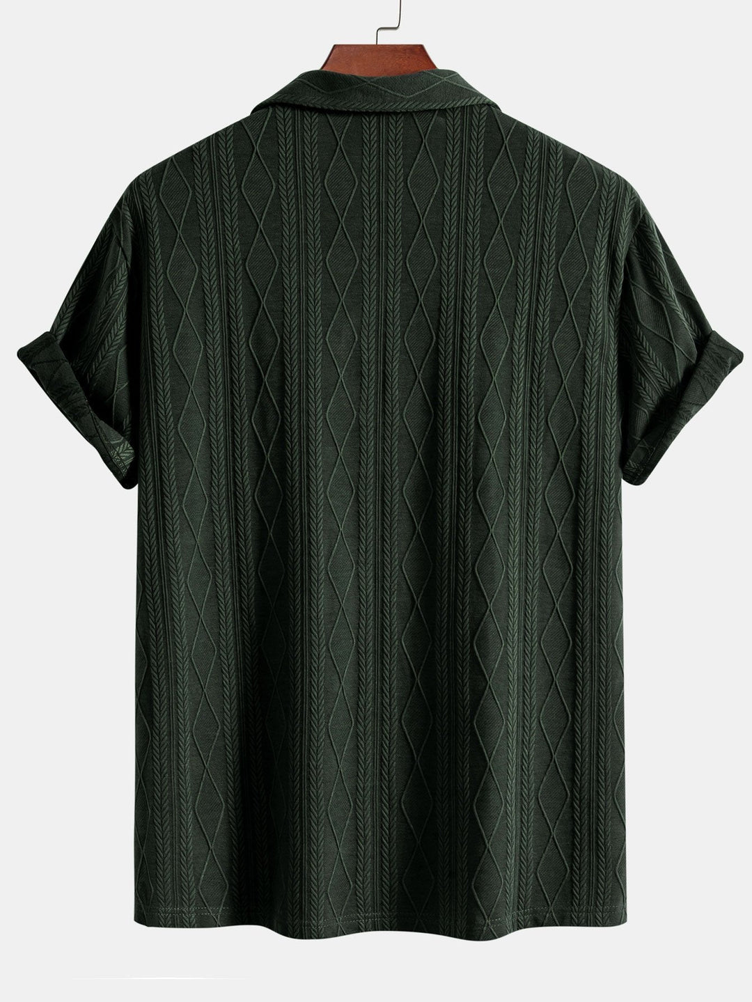 Heidi-Mode | Rhombus Jacquard Kuba Hemd