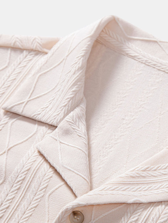 Heidi-Mode | Rhombus Jacquard Kuba Hemd