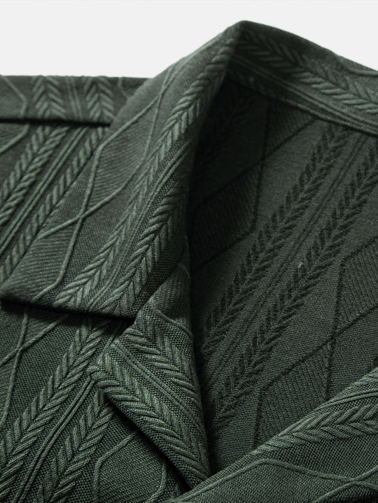 Heidi-Mode | Rhombus Jacquard Kuba Hemd