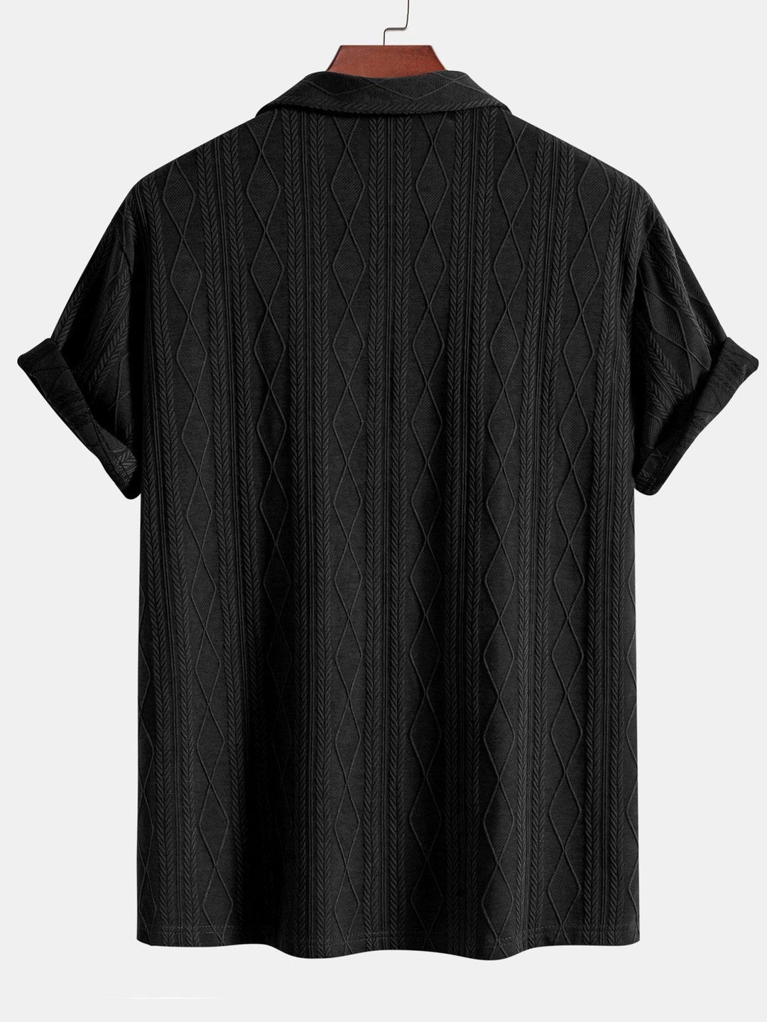 Heidi-Mode | Rhombus Jacquard Kuba Hemd