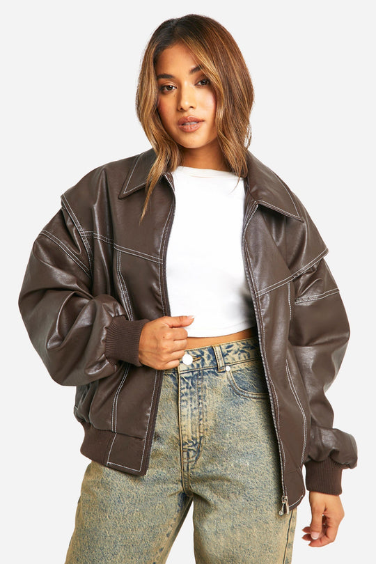 Heidi-Mode | Warme Gepolsterte Bomberjacke